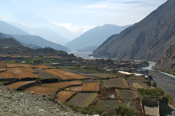 Kagbeni sul Kali Gandaki